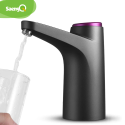 Автоматический Электрический дозатор воды saengQ, бытовой диспенсер для питьевой бутылки, умный насос для очистки воды, бытовые приборы