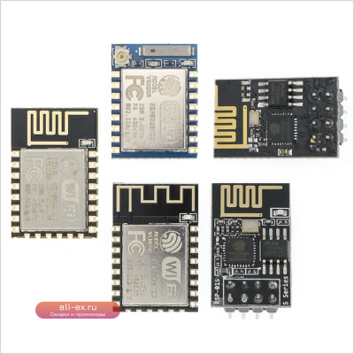 Беспроводной модуль адаптера ESP8266 ESP-01 ESP-01S ESP-07 ESP-12E