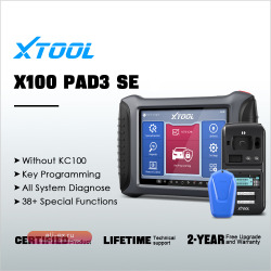Программист ключей XTOOL X100 PAD3 SE Поддержка местного дилера в ЕС/России/Бразилии Инструмент полной диагностики автомобиля 38+ Сервисная функция Все потерянные ключи Активный тест 2 года бесплатного обновления