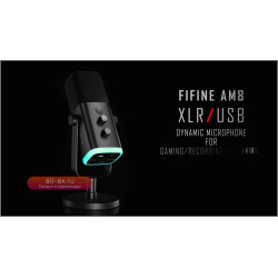 Микрофон FIFINE USB/XLR с сенсорной кнопкой отключения звука