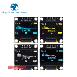 Оled IIC последовательный белый OLED-дисплей 128X64 I2C SSD1306 12864 плата ЖК-экрана для Arduino