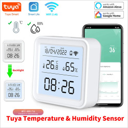 Датчик температуры и влажности Smart Life Wi-Fi