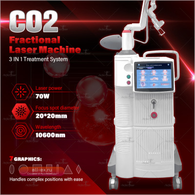 Фракционный Лазерный Аппарат PerfectLaser Co2 3 в 1, система лечения кожи, вагинального подтягивания, удаления морщин и шрамов, косметическое оборудование