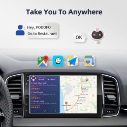 Podofo 8G 128G автомобильное радио GPS 2 din Android 10,0 Авто Carplay Универсальный 7 "для Volkswagen Nissan Hyundai Kia Toyota мультимедийный плеер