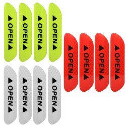 Светоотражающие наклейки OPEN на двери, 4 цвета