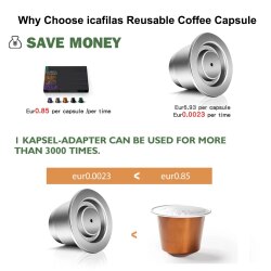 Многоразовая капсула ICafilas для кофеварки