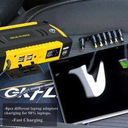 Автомобильное пусковое устройство GKFLY 16000 мАч, внешний аккумулятор, бустер для автомобильного аккумулятора, зарядное устройство 12 В, пусковое устройство, пусковое устройство для бензинового и дизельного автомобиля