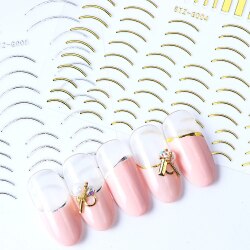 Слайдеры Sweet Trend для дизайна ногтей, размер 11,5x8 см, цвет и модели в ассортименте, 1 лист