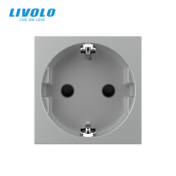 Запасные части для розетки Livolo, белый пластик, стандарт ЕС, функциональный ключ для розетки ЕС, VL-C7-C1EU-11