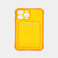 Чехол с карманом для карт iPhone 11, 14, 13, 12, XR, XS, 7, 8, Pro, Max прозрачный айфон