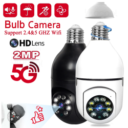 5G Wifi E27 камера наблюдения ночного видения