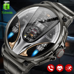 Смарт-часы LIGE мужские с большим аккумулятором, 710 мАч, Bluetooth, Пульсометром