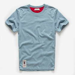 Мужская однотонная футболка, круглый вырез, размеры и цвета в ассортименте