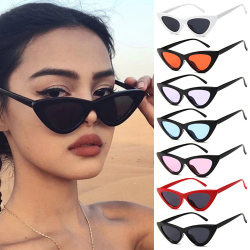 Женские зеркальные солнцезащитные очки «кошачий глаз»