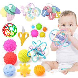 Обучающие игрушки для малышей 0-12 месяцев