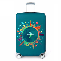Эластичный чехол с принтом для чемодана LXHYSJ, размеры S - XL, 18''-32', цвет в ассортименте