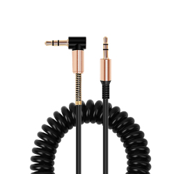 Аудиокабель с коннектором AUX 3,5 мм, кабель для передачи звука на колонки со штепселями с обоих концов для наушников JBL, iPhone, Samsung