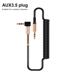 Аудиокабель с коннектором AUX 3,5 мм, кабель для передачи звука на колонки со штепселями с обоих концов для наушников JBL, iPhone, Samsung
