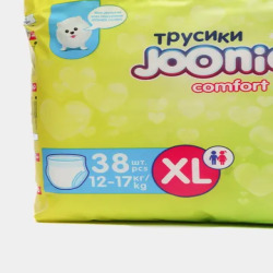 Подгузники-трусики JOONIES Comfort, р. XL (12-17 кг) 38 шт