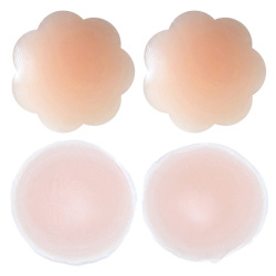 Женские многоразовые силиконовые накладки для груди, форма на выбор, 1 пара