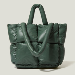 Женская стеганая сумка-тоут с подкладкой, цвет в ассортименте