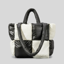 Женская стеганая сумка-тоут с подкладкой, цвет в ассортименте