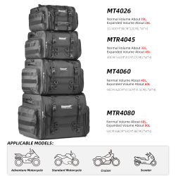 Сумка для багажа на мотоцикл Rhinowalk, водонепроницаемая, 19l-80 л