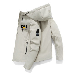 Куртка-бомбер CATERPILLAR 2023, Мужская ветрозащитная куртка на молнии, весна и осень, повседневная рабочая куртка, модная спортивная куртка