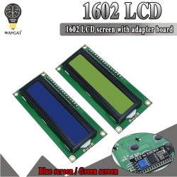 ЖК-экран 1602 дюйма, модуль ЖКД синий дюйма, IIC/I2C 1602 для arduino 1602, ЖК-дисплей UNO r3 mega2560, зеленый экран