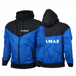 KAMAZ 2024 Мужская Новая куртка в стиле пэчворк, модный спортивный костюм, пальто, Спортивная ветровка для фитнеса, повседневная спортивная одежда, пуловер, топы, одежда