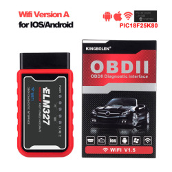 Автомобильный считыватель кодов OBDII ELM327 V1.5 с чипом PIC18F25K80