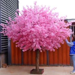 Искусственное вишневое дерево, дерево для желаний на открытом воздухе, дерево для цветения персика, свадебное оформление, украшение для дома и гостиницы