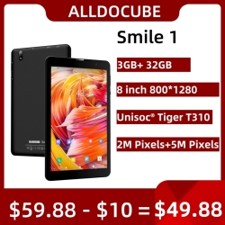 Планшет Alldocube Smile 1 на Android 11 8 дюймов 3 ГБ ОЗУ и 32 Гб ПЗУ 4G LTE