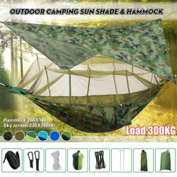 Водонепроницаемый портативный гамак для кемпинга и палатки с москитной сеткой