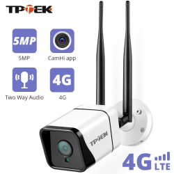 IP-камера видеонаблюдения 5 МП, 4G, SIM-карта, 1080P, GSM