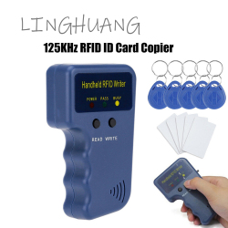 Считыватель RFID-карт, 125 кГц, дупликатор, записывающее, программирующее программное обеспечение, ручной копировальный аппарат, идентификационные метки T5577 CET5200 EM4305 EN4305, картридер, rfid дубликатор