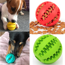 игрушки для собак игрушка для собак мяч для собак Собака игрушки стрейч резиновый утечки мяч кошка собака интерактивные игрушки для домашних животных кошка собака игрушки-Жвачки для чистки зубов, мячи шерсти домашних