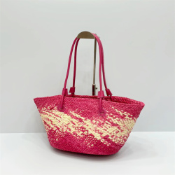Высококачественные и модные плетеные сумки из соломы, новинка 2024, вместительная плетеная сумка ручной работы, сумка на плечо для отдыха