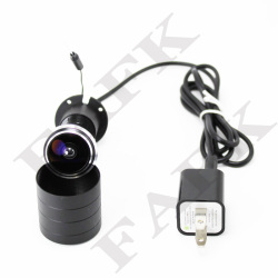Камера видеонаблюдения V380, 1080P HD, 1,7 мм, широкоугольный объектив, рыбий глаз, сетевой мини-глазок, Wi-Fi, P2P ONVIF