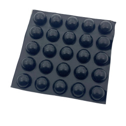 Самоклеящиеся круглые силиконовые резиновые бамперы, мягкие прозрачные черные противоскользящие амортизирующие накладки, демпфер