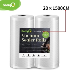 Пакеты для вакуумной упаковки продуктов saengQ, 12/15/20/25/30 см * 1500 см/рулоны