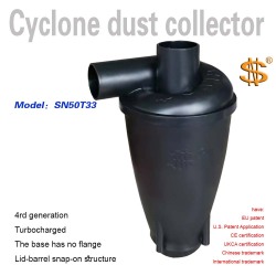 Циклонный пылеуловитель (Φ 50,T33) используется в машинах, горной промышленности, строительстве, деревообработке, дорогах, защите окружающей среды