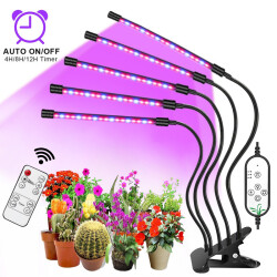 Светодиодный светильник Goodland для выращивания растений, USB фитолампа полного спектра для садоводства с управлением для выращивания растений в помещении и цветения