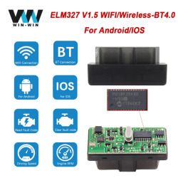 OBD2 wifi PIC18F25K80 ELM 327 V1 5 Bluetooth 4,0 Автомобильный сканер для Android/IOS ELM327 V1.5 OBD 2 OBD2 автомобильный диагностический инструмент