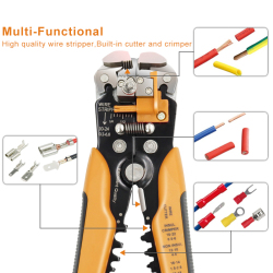 Фоторезак, автоматический инструмент для зачистки проводов, многофункциональные инструменты для зачистки, обжимные клещи, инструмент для клемм 0,2-6, 0 мм2