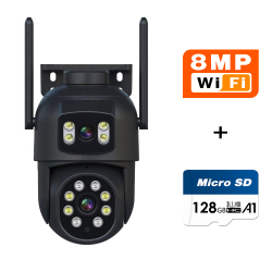 Уличная камера видеонаблюдения, 4K, 8 Мп, Wi-Fi
