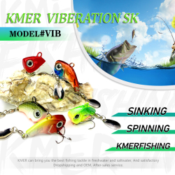 Рыболовные приманки KMER V4, балансир, зимний джиг-Спиннер, Спиннер, Вибрирующая опускающаяся модель, оборудование для ловли щуки и Судака, аксессуары, Снасть
