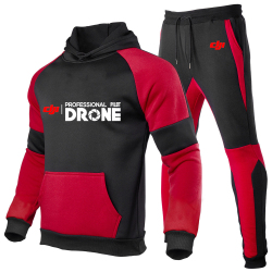 Новинка, Мужская модная толстовка с капюшоном Dji Professional Pilot Drone, спортивный костюм для бега, спортивные костюмы для бега, комплекты из 2 предметов
