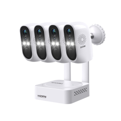 ZOSI 2K 8CH Беспроводная система охранной камеры с питанием от аккумулятора 3MP Наружные камеры с цветным ночным видением комплект видеонаблюдения