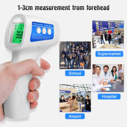 Цифровой термометр Cofoe для лба, Бесконтактный инфракрасный медицинский термометр для измерения температуры тела, инструмент для измерения температуры тела для детей и взрослых